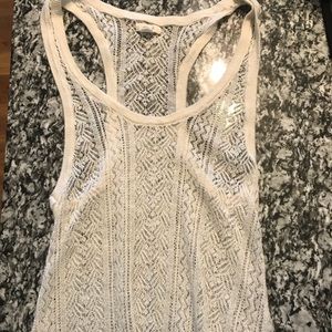 Aerie racerback lace tank